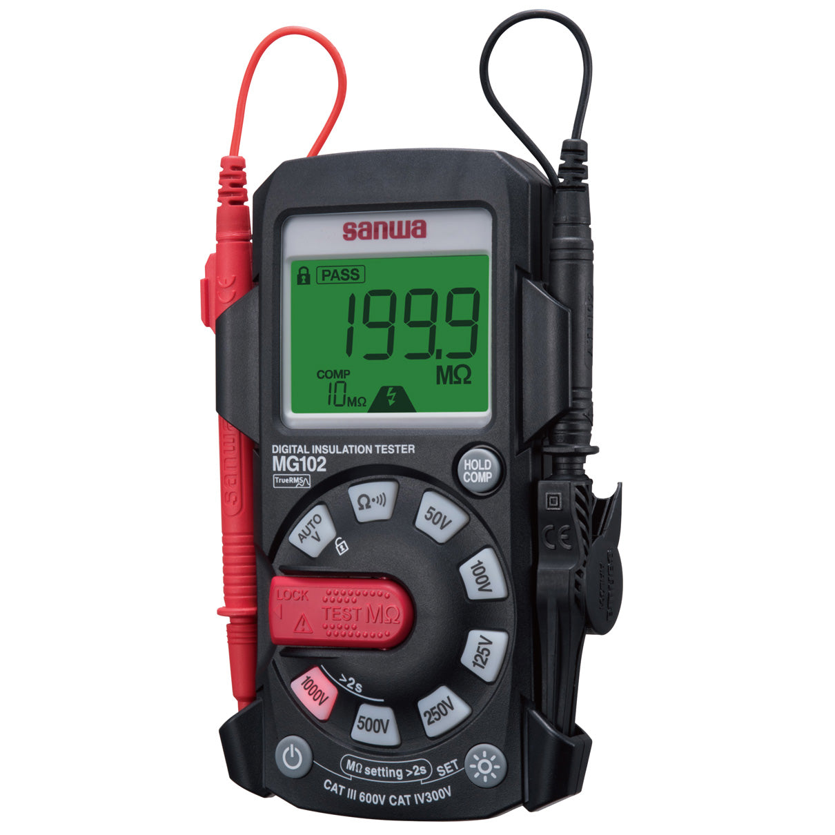 MG102 | Pocket-Sized 1000V Insulation Resistance Tester
