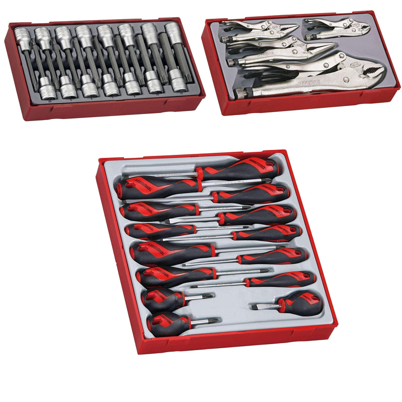 Teng Tools 173 Piece Complete Mixed Service Tool Kit With Black USA Tool Box - TC806NBK-USA3