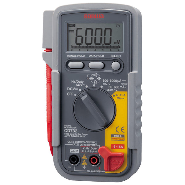 CD732 | Digital Multimeter with High-Speed Bar Graph & Continuity Buzzer with LED - Sanwa-America.com