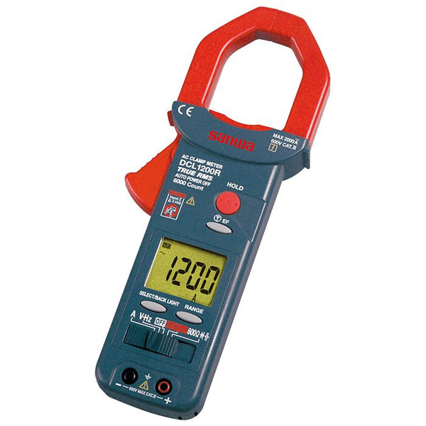 DCL1200R | Large Diameter AC Clamp Meter with Digital Multimeter Functions - Sanwa-America.com