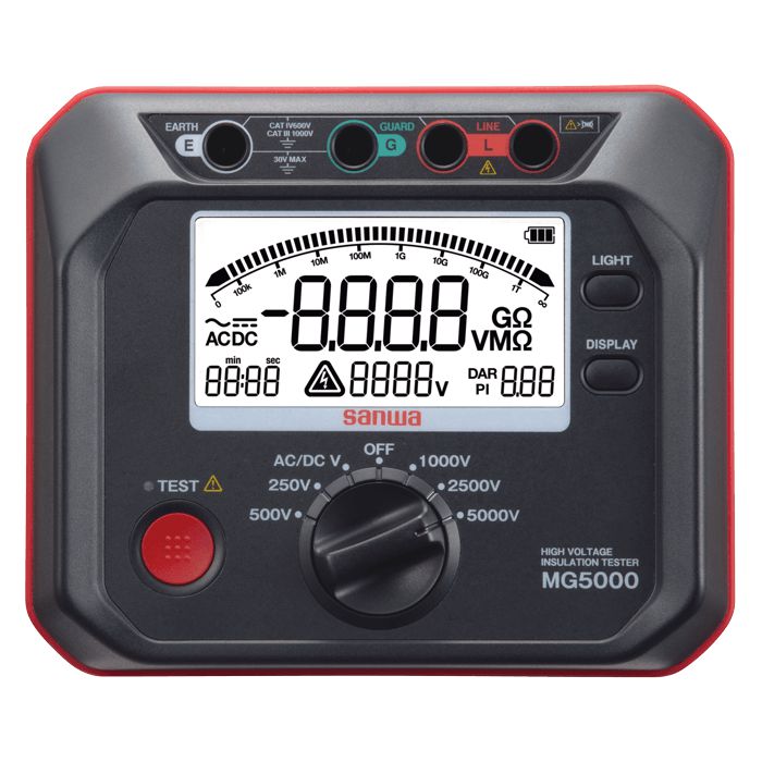 MG5000 | Digital Insulation Tester High voltage type - Sanwa-America.com
