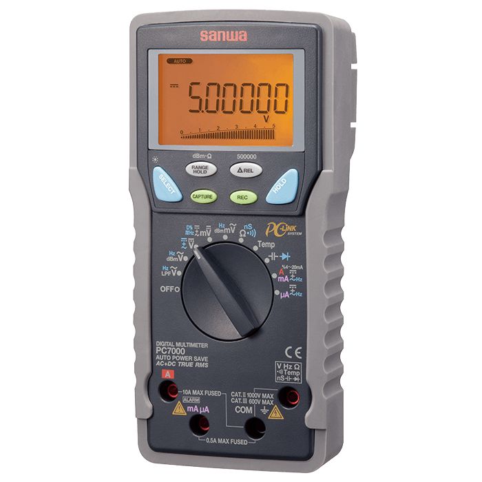 PC7000 | Digital Multimeter with True RMS and PC Link - Sanwa-America.com