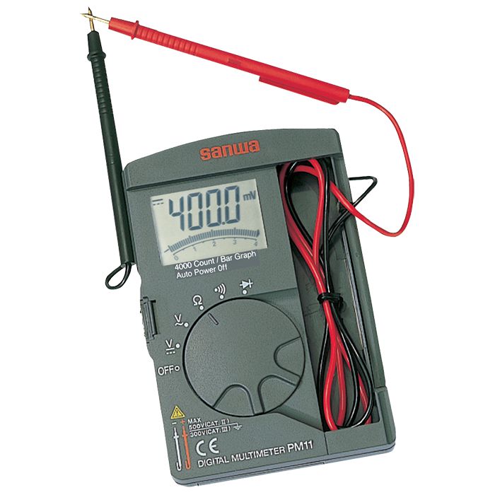 Sanwa PM11 | Pocket Digital Multimeter with 4000 Count Display