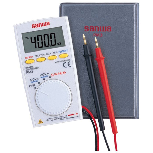 PM3 | Pocket Digital Multimeter with Folding Case - Sanwa-America.com