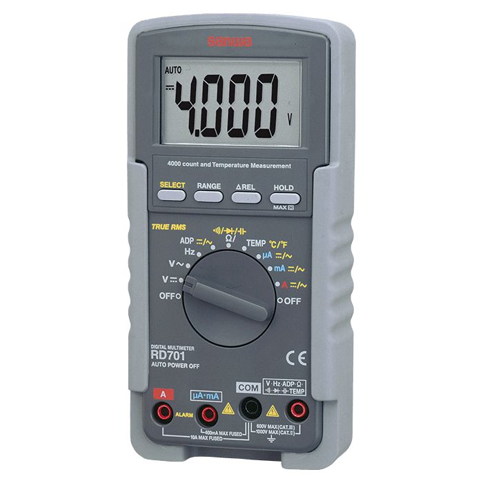 RD701 | Digital Multimeter with True RMS + High Input Impedance - Sanwa-America.com