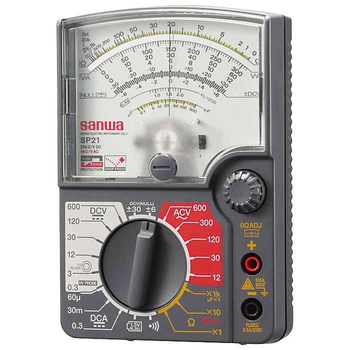 Sanwa SP21 | Analog Multimeter with Continuity Check Beeper | Sanwa ...