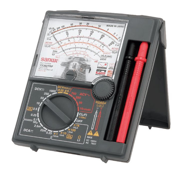 Sanwa YX360TRF | Analog Multimeter with Built-In Case | Sanwa 