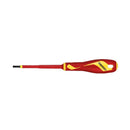 Insulated Flat Slotted Head 1000 Volt VDE Individually Tested and Certified Screwdrivers