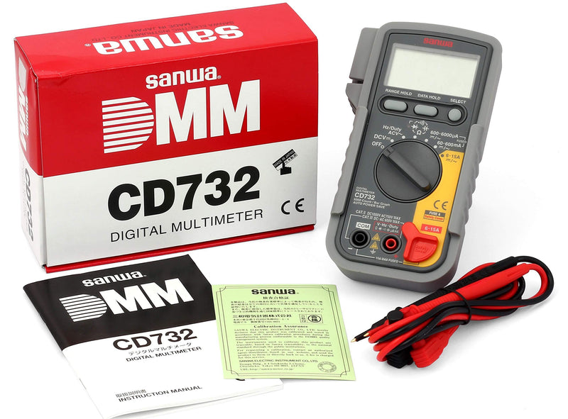 CD732 | Digital Multimeter with High-Speed Bar Graph & Continuity Buzzer with LED - Sanwa-America.com