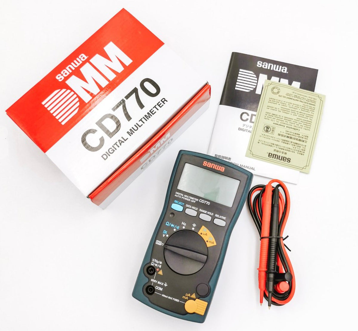 Sanwa CD770 | Digital Multimeter with Continuity Buzzer | Sanwa