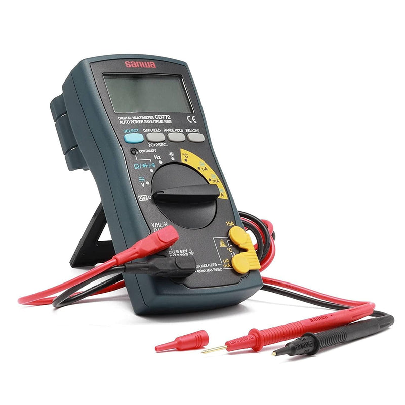 CD772 | Digital Multimeter with Backlight & Temperature Measurement - Sanwa-America.com