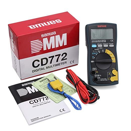 CD772 | Digital Multimeter with Backlight & Temperature Measurement - Sanwa-America.com