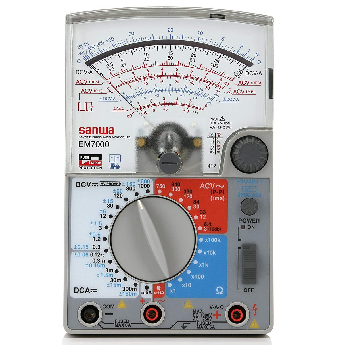 Sanwa EM7000 | Analog Multimeter - High Sensitivity FET for
