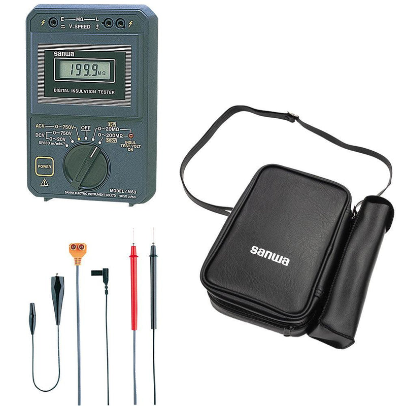 M53 | Digital Insulation Tester for Elevator Maintenance - Sanwa-America.com