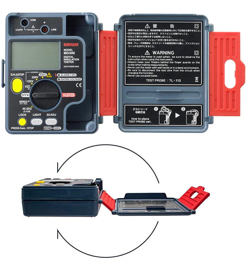 MG500 | Digital Insulation Tester Dustproof + Splashproof IP54 Design - Sanwa-America.com