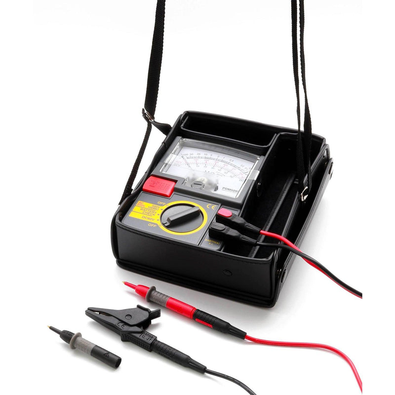 PDM509S | Analog Insulation Tester 500V / 100MΩ Single Range - Sanwa-America.com