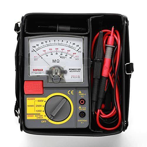 PDM5219S | 125V / 250V / 500V Analog Insulation Tester / Portable Insulation Resistance Meter - Sanwa-America.com