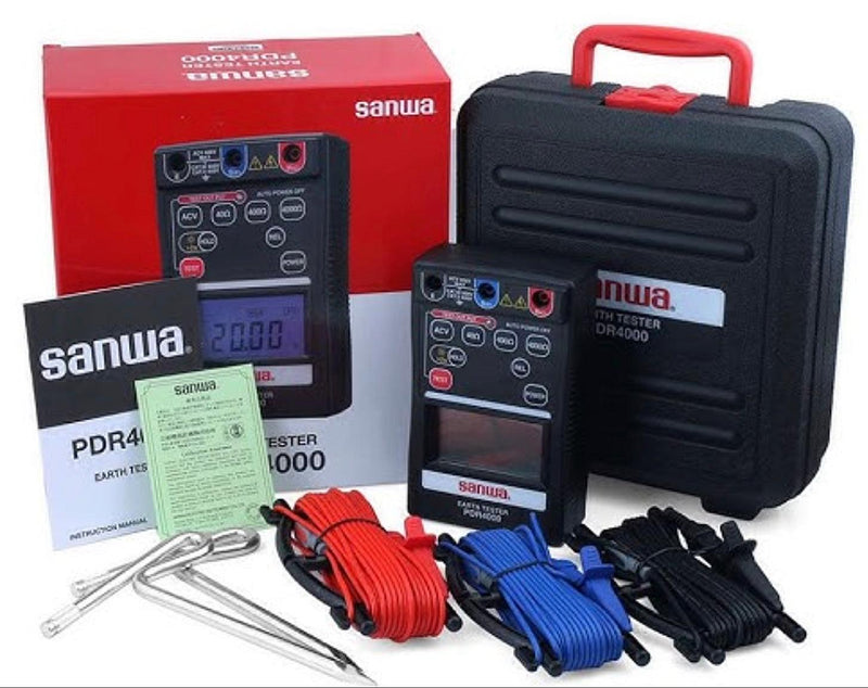 PDR4000 | Portable Digital Earth Tester - Sanwa-America.com