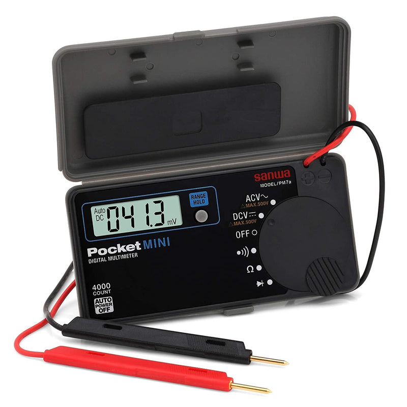 PM7a | Pocket Size Digital Multimeter with Built-In Case - Sanwa-America.com
