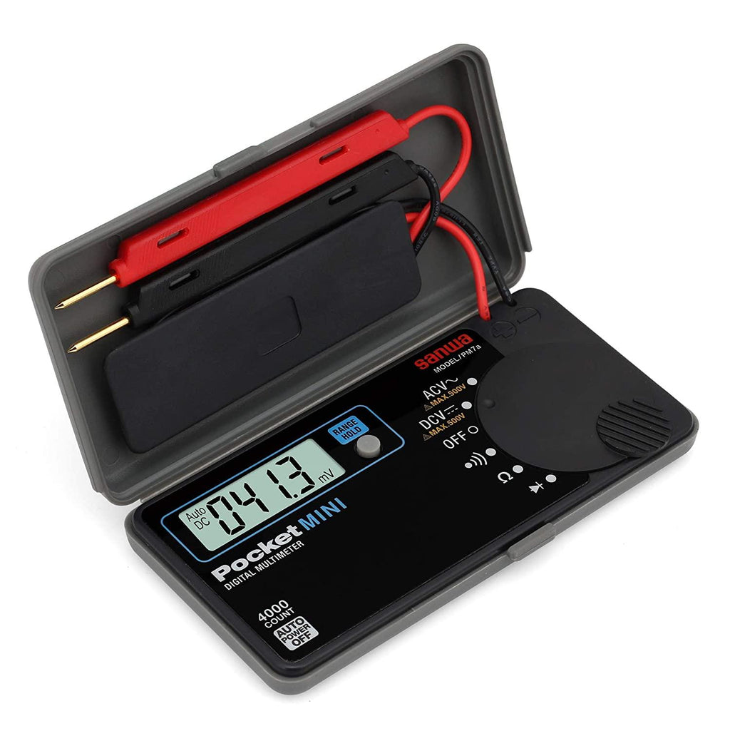 Sanwa PM7a | Pocket Size Digital Multimeter with Built-In Case