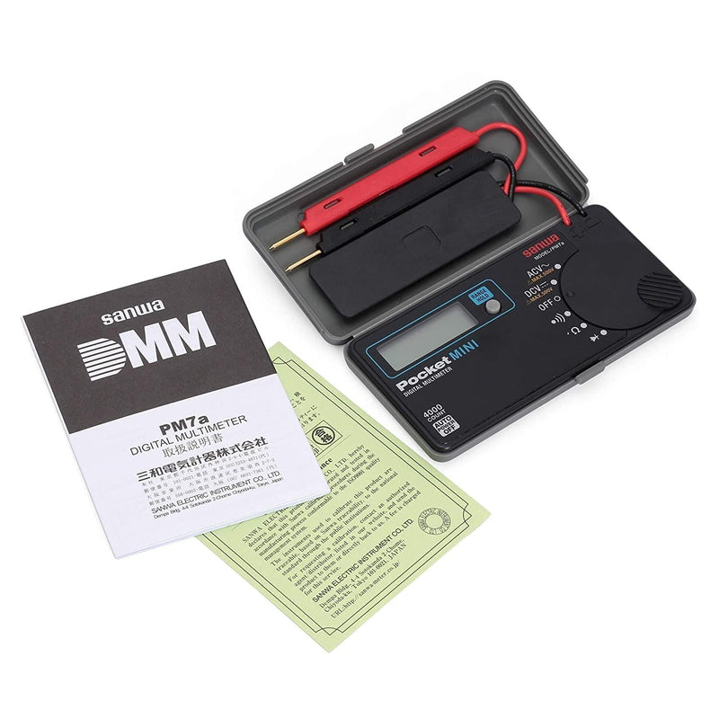 PM7a | Pocket Size Digital Multimeter with Built-In Case - Sanwa-America.com