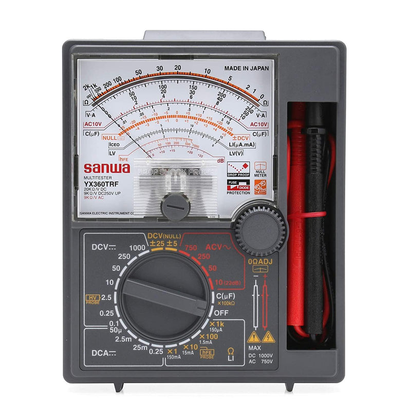 YX360TRF | Analog Multimeter with Built-In Case - Sanwa-America.com