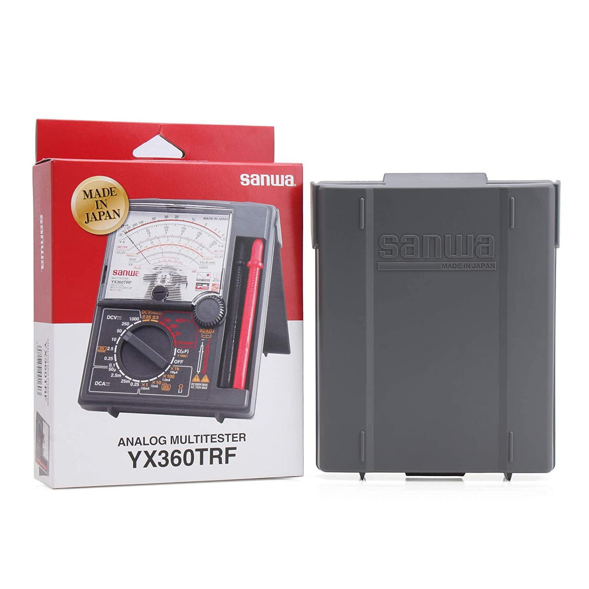 Sanwa YX360TRF | Analog Multimeter with Built-In Case | Sanwa